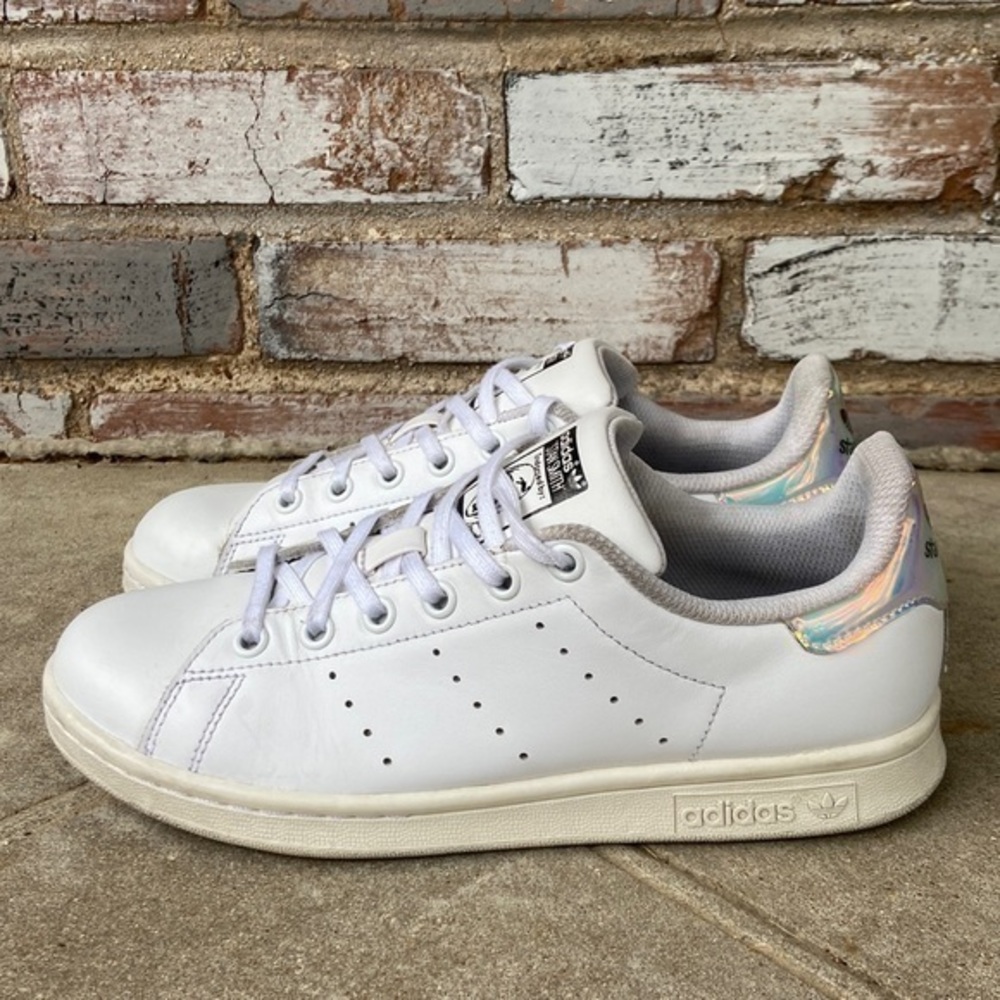Adidas Originals Stan Smith Iridescent Hologram Mirror Size 6Y